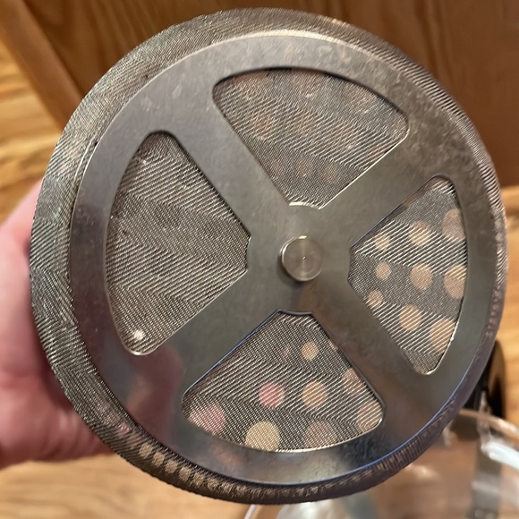 BODUM The Original French Press glass coffee footed carafe black handle EUC - Picture 9 of 9